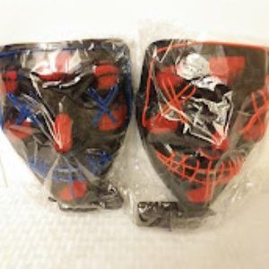 Neon Scary Mask Glow